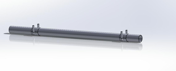 Very basic model of the Torque Tube (but all I need right now, minus the aileron arms)