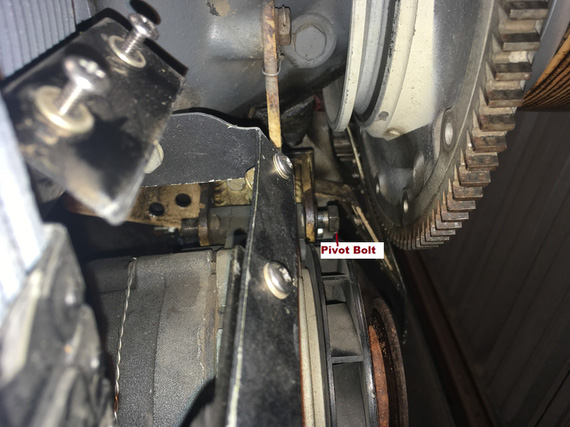 Pivot bolt and interference