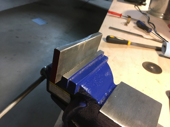 Very poorly made bending block