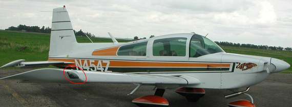 Strobe Shields on a Grumman