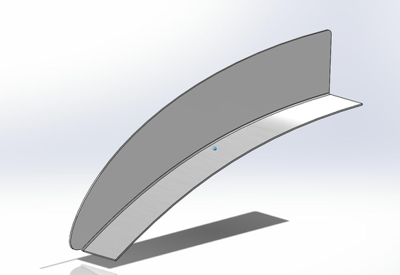 SolidWorks part for the Strobe Shield
