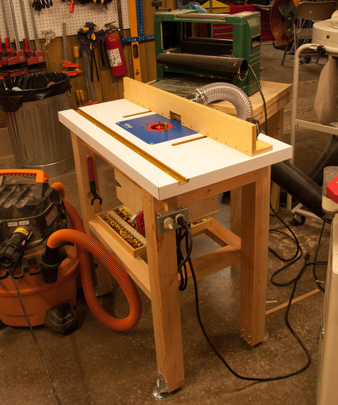 The Homebuilt Router Table.